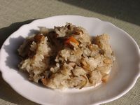 アピオスの炊き込みご飯