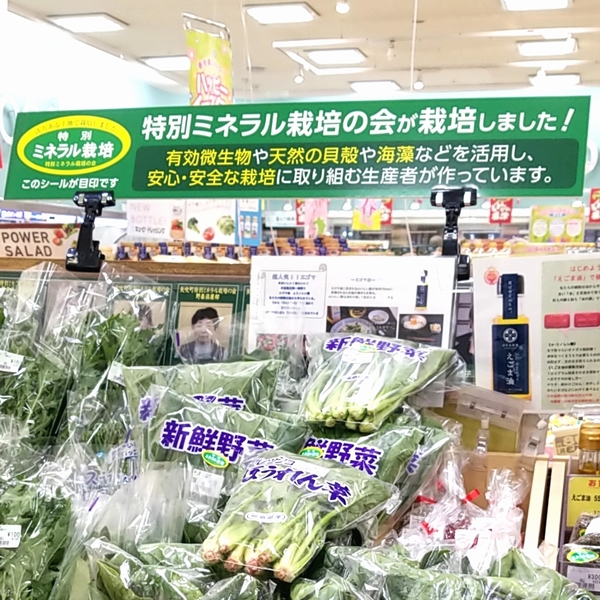 ヨークベニマル地場野菜コーナー